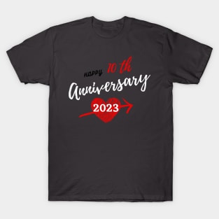 Happy anniversary 10th T-Shirt